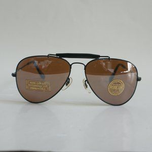 NWT Vintage 90's Aviator Metal Outsider Sunglasses (S.Black)